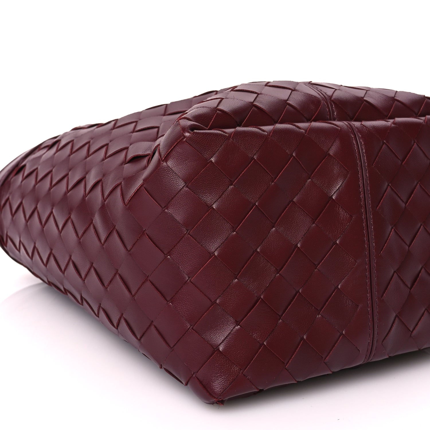 Bottega Veneta Nappa Intrecciato Small Flip Flap Tote Barolo