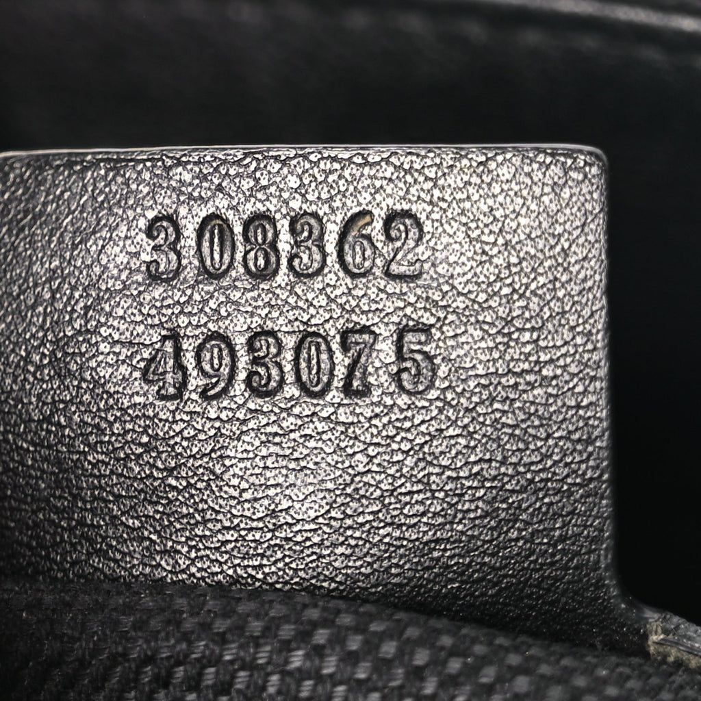Gucci Vernice Naplack Small Soho Top Handle Satchel Black