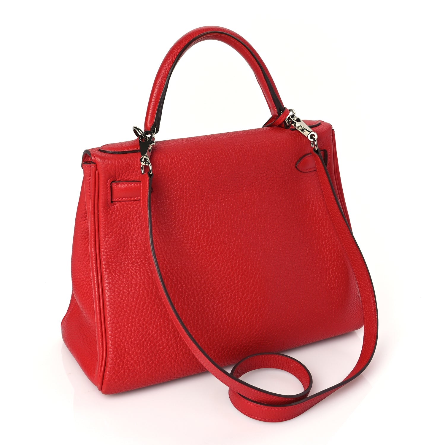 Hermes Togo Kelly Retourne 28 Rouge Casaque