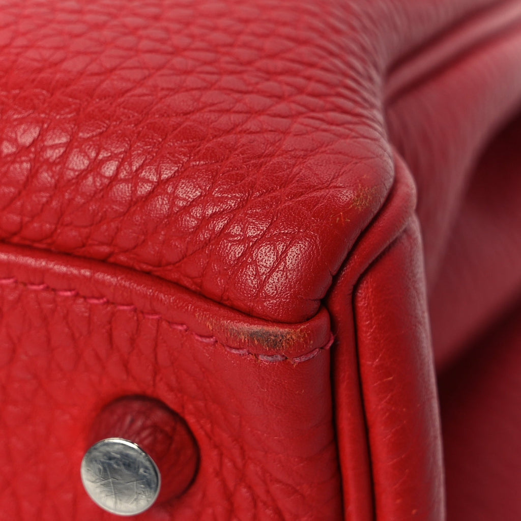 Hermes Togo Kelly Retourne 28 Rouge Casaque