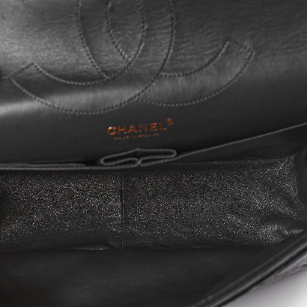Chanel Aged Calfskin Quilted 2.55 Reissue 227 Flap Black