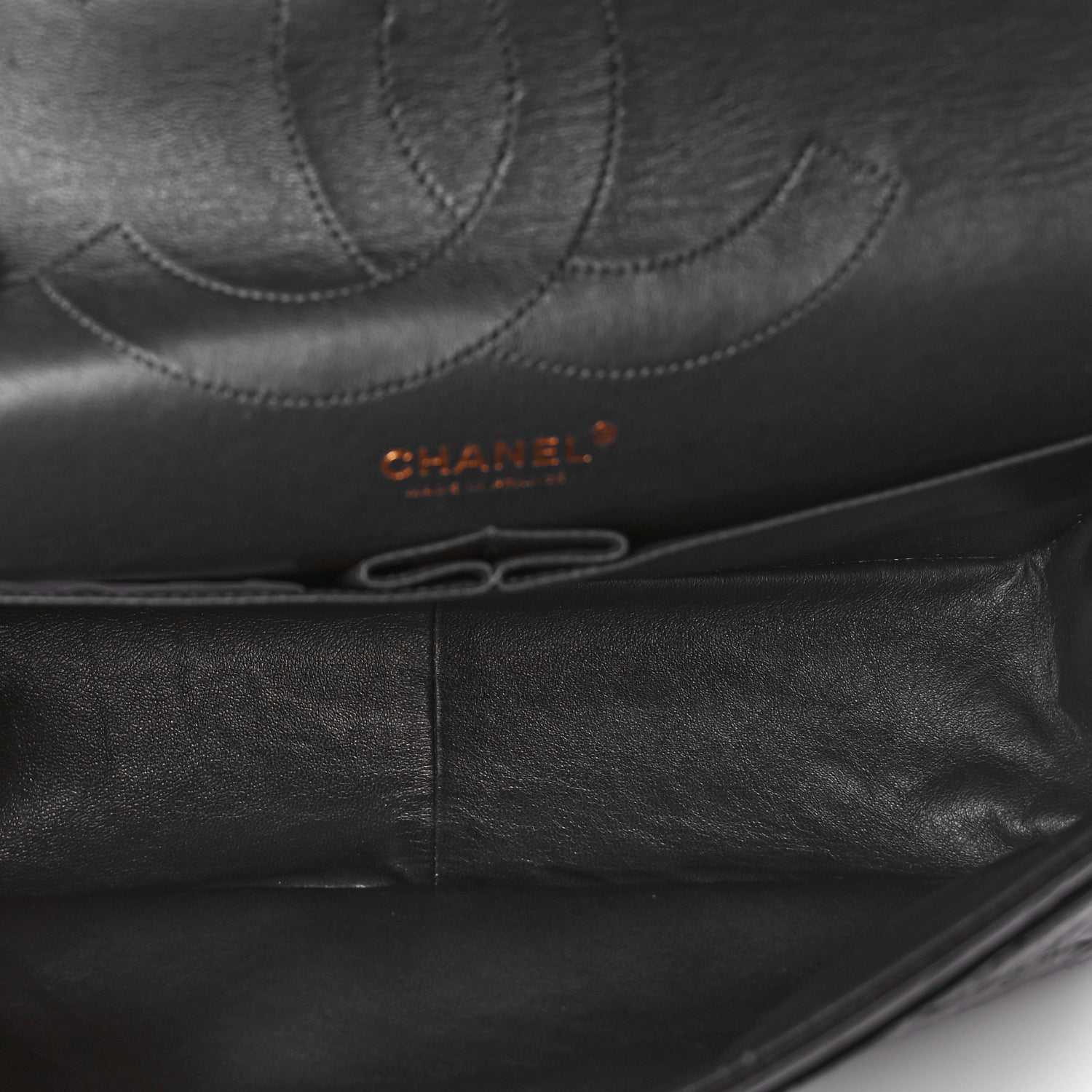 Chanel Aged Calfskin Quilted 2.55 Reissue 227 Flap Black