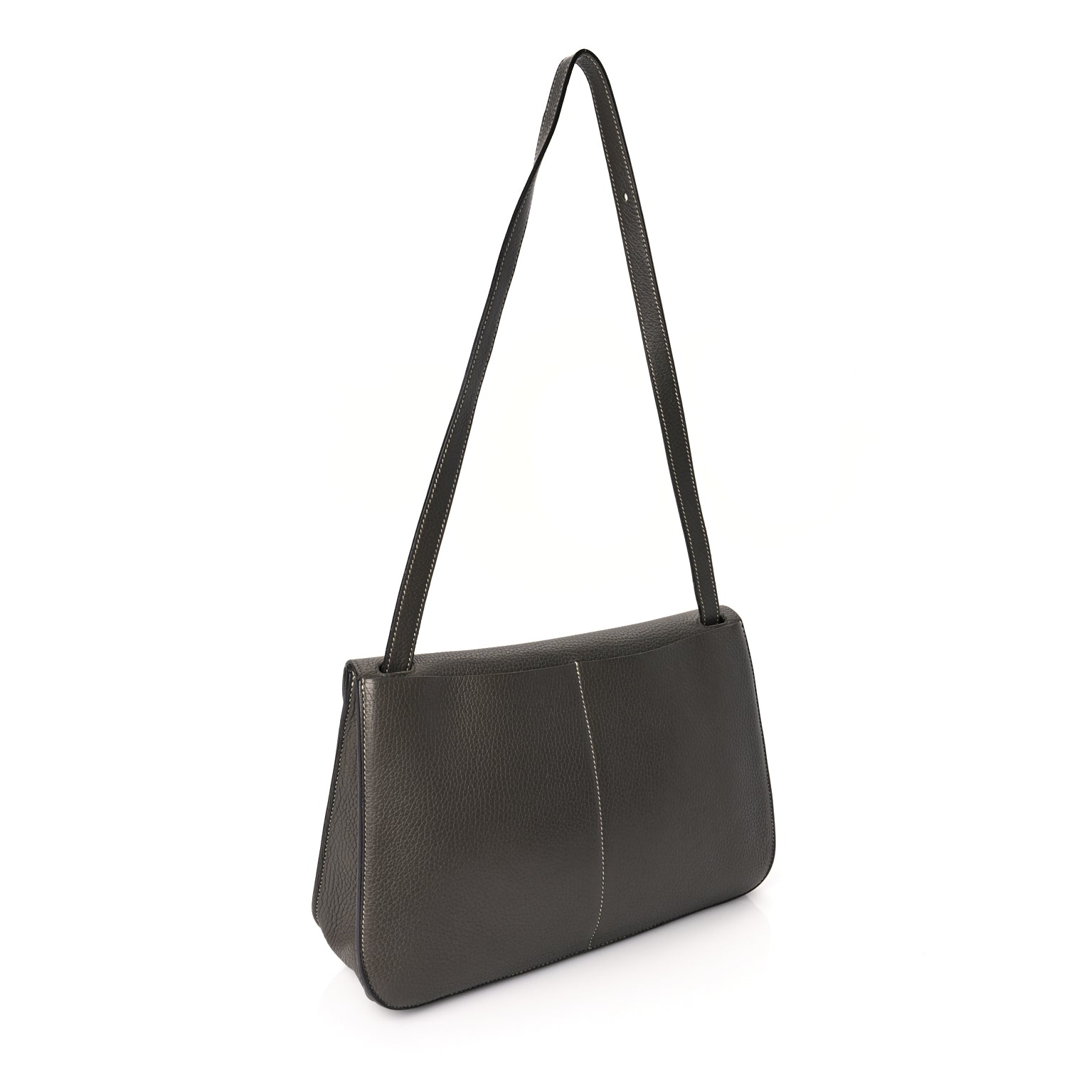 Hermes Taurillon Clemence Halzan 31 GM Etoupe