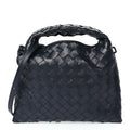 Bottega Veneta Calfskin Intrecciato Mini Hop Black