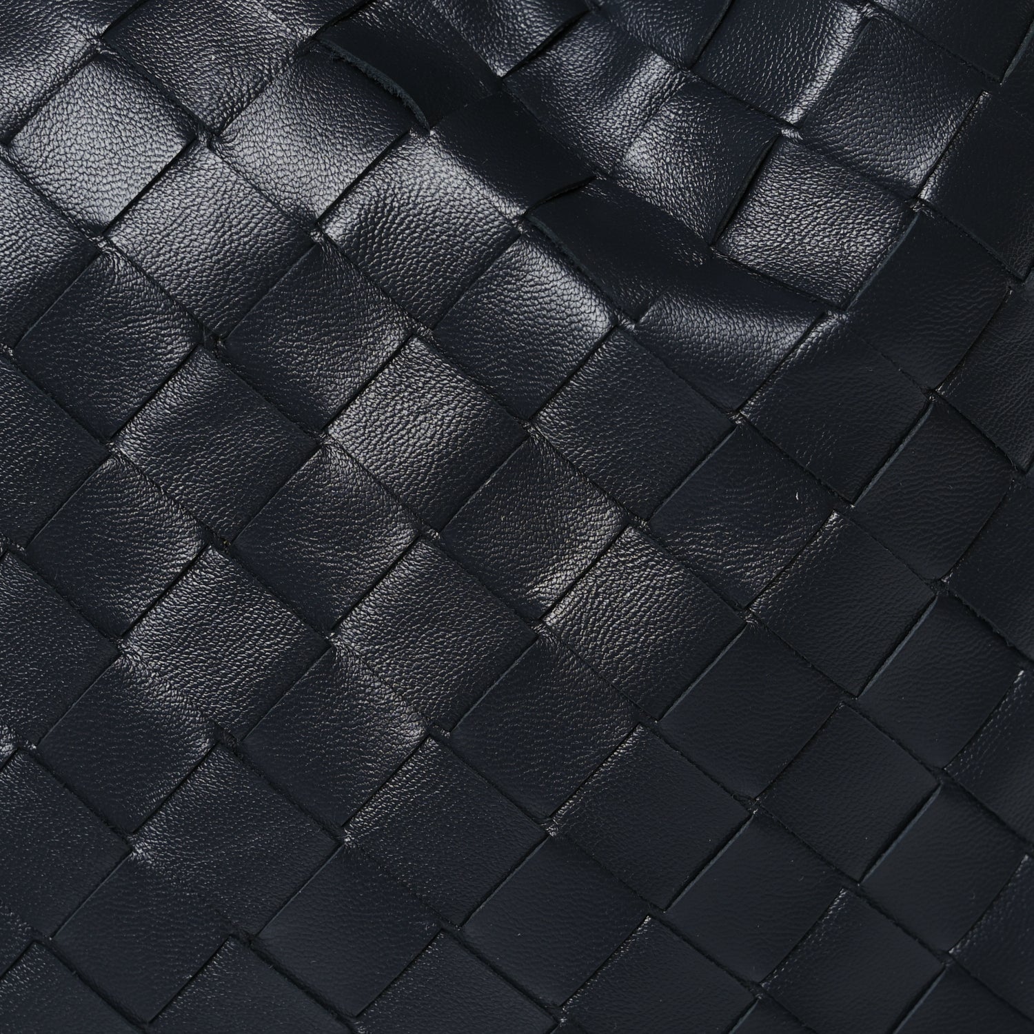 Bottega Veneta Calfskin Intrecciato Mini Hop Black