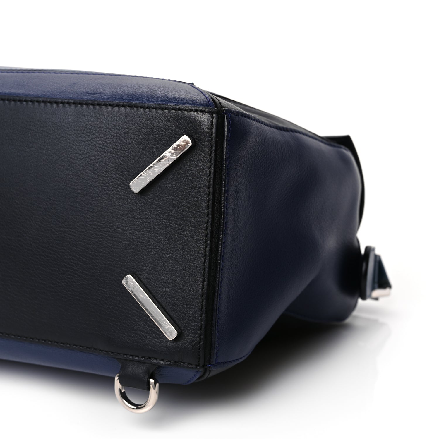 Loewe Calfskin Colorblock Medium Puzzle Bag Blue