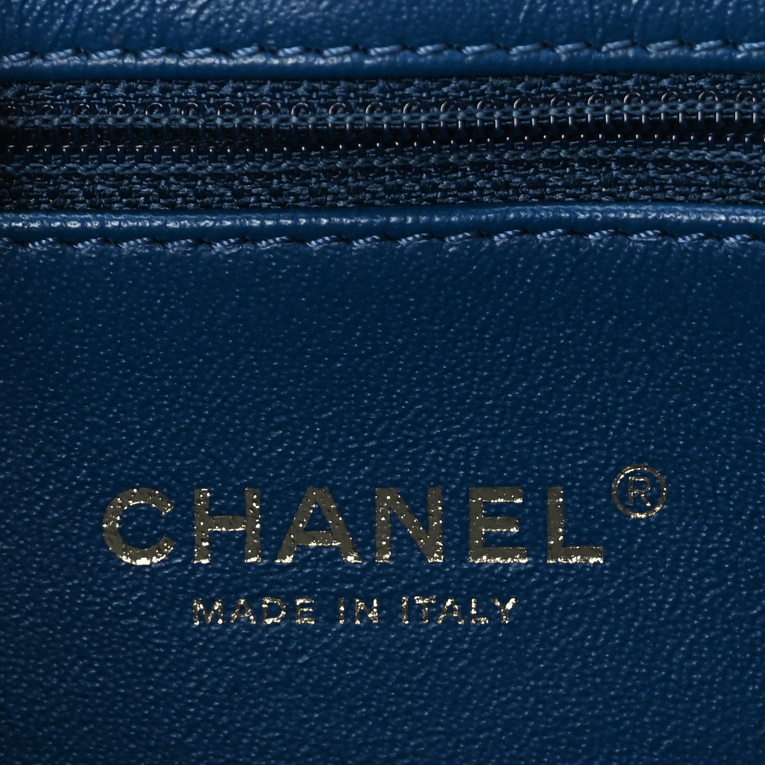 Chanel Sheepskin Quilted Mini Vintage Beauty Lock Flap Blue