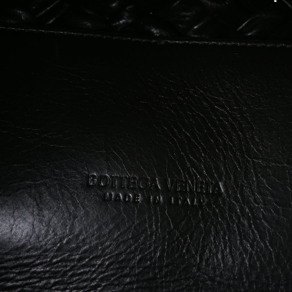 Bottega Veneta Calfskin Intreccio Desiree Shoulder Bag Dark Green