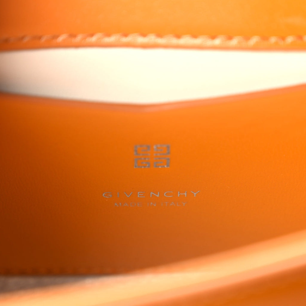 Givenchy Box Calfskin Small 4G Shoulder Bag Orange