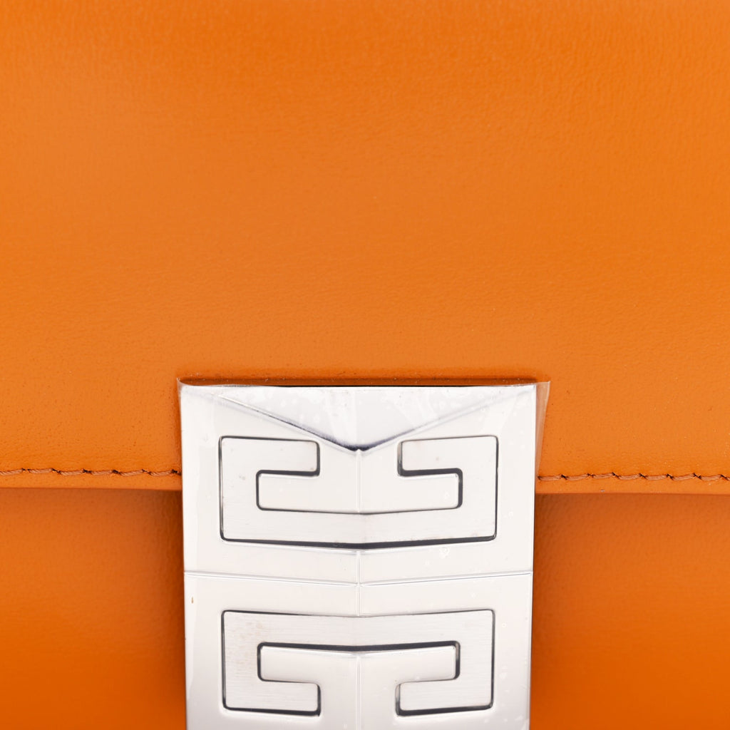 Givenchy Box Calfskin Small 4G Shoulder Bag Orange