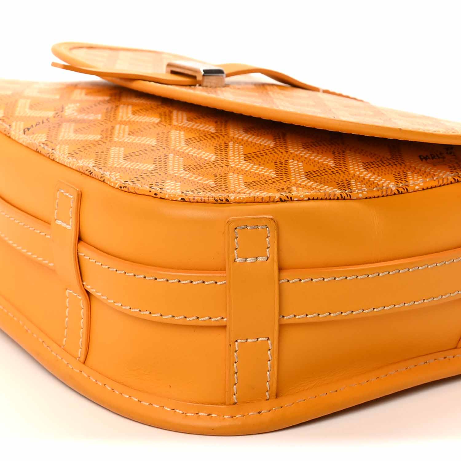Goyard Goyardine Belvedere II PM Messenger Bag  Yellow