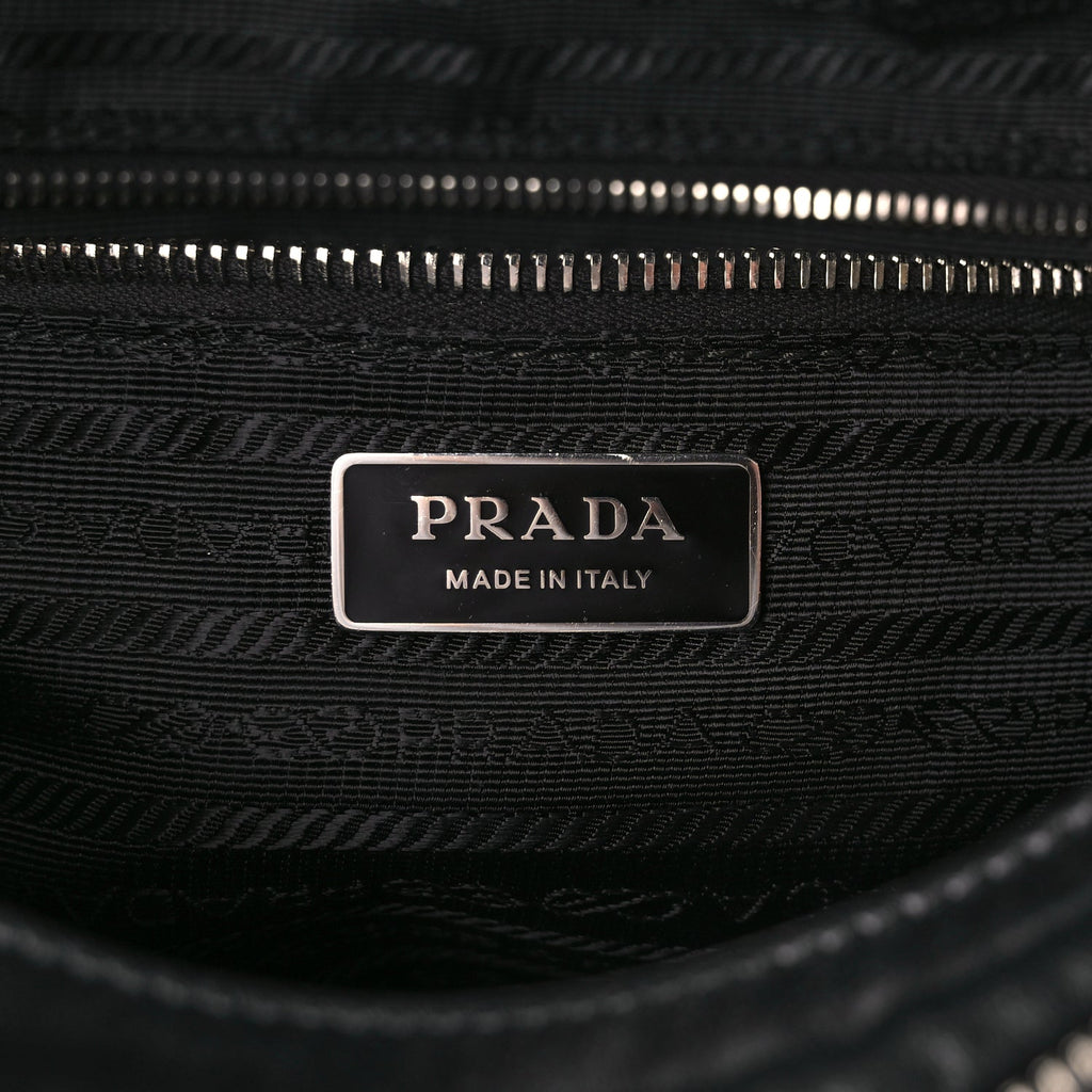 Prada Nappa Padded Signaux Bag Black