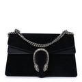Gucci Suede Small Dionysus Shoulder Bag Black