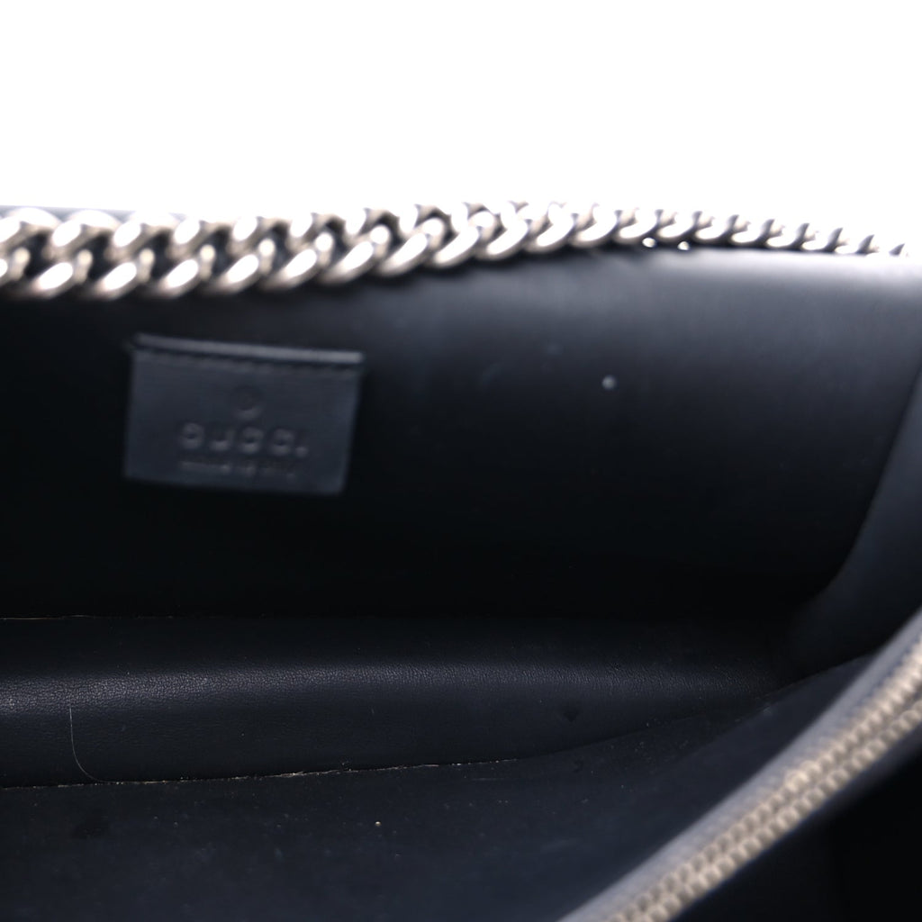 Gucci Suede Small Dionysus Shoulder Bag Black