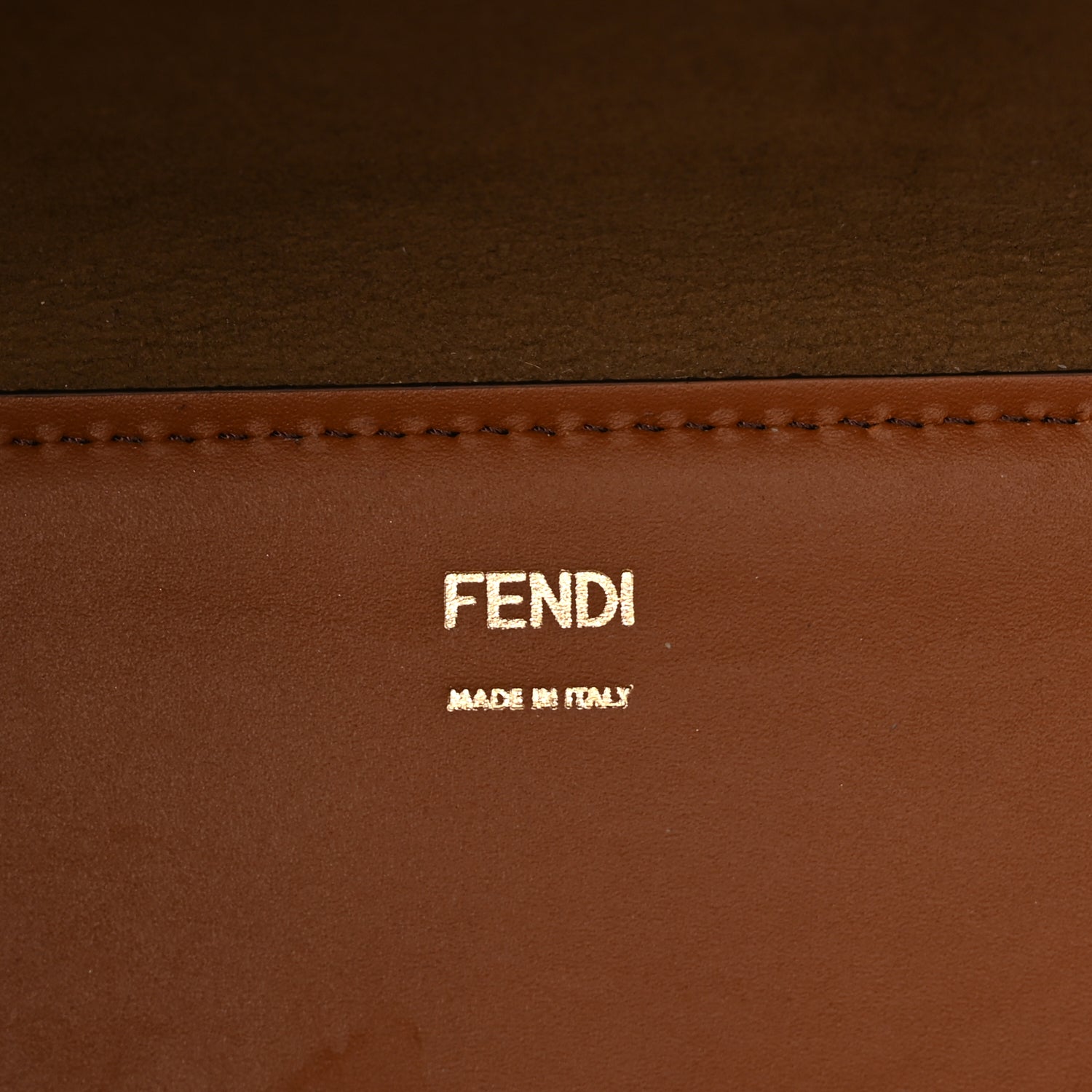 Fendi Vitello King Plexiglass Large Fendi Sunshine Shopper Tote  Cuoio