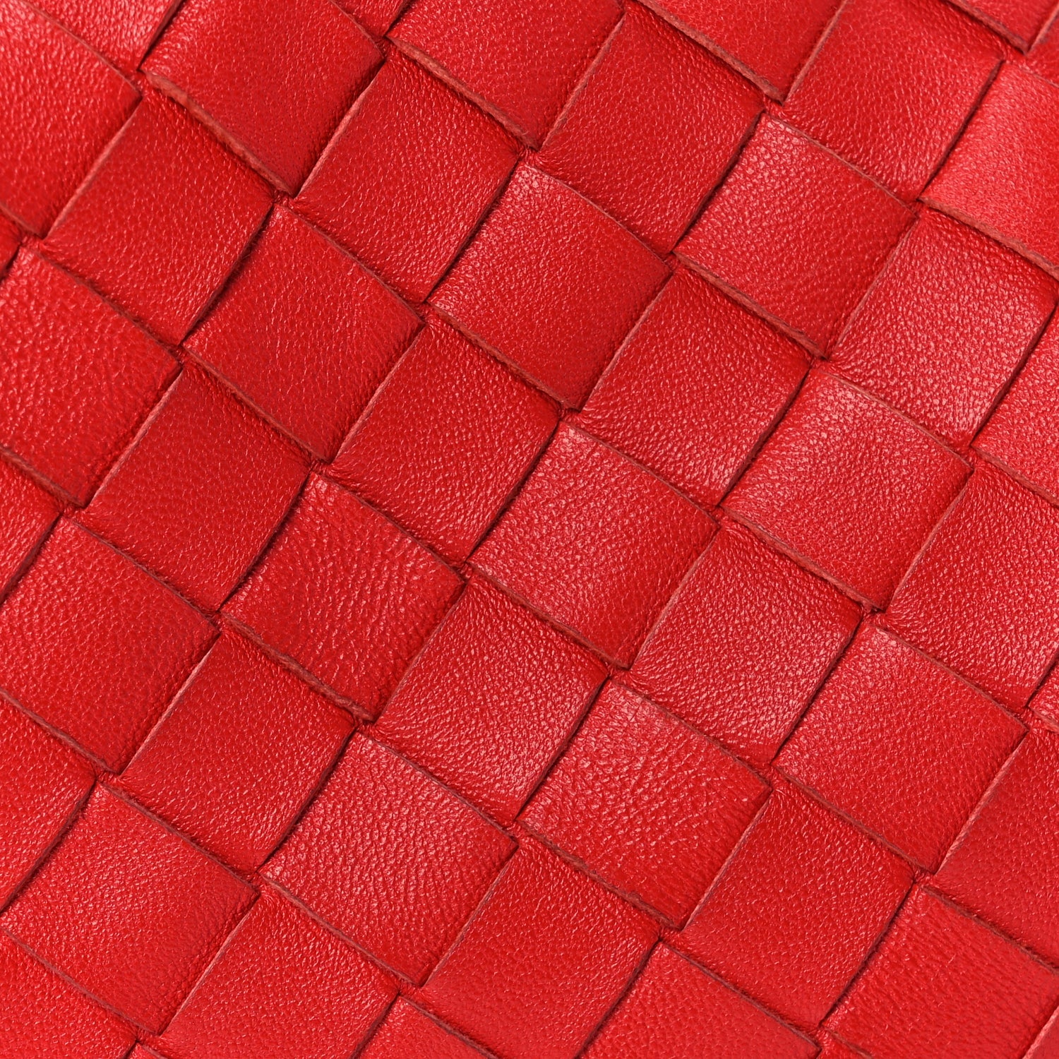 Bottega Veneta Nappa Maxi Intrecciato The Pouch Oversized Clutch Bright Red