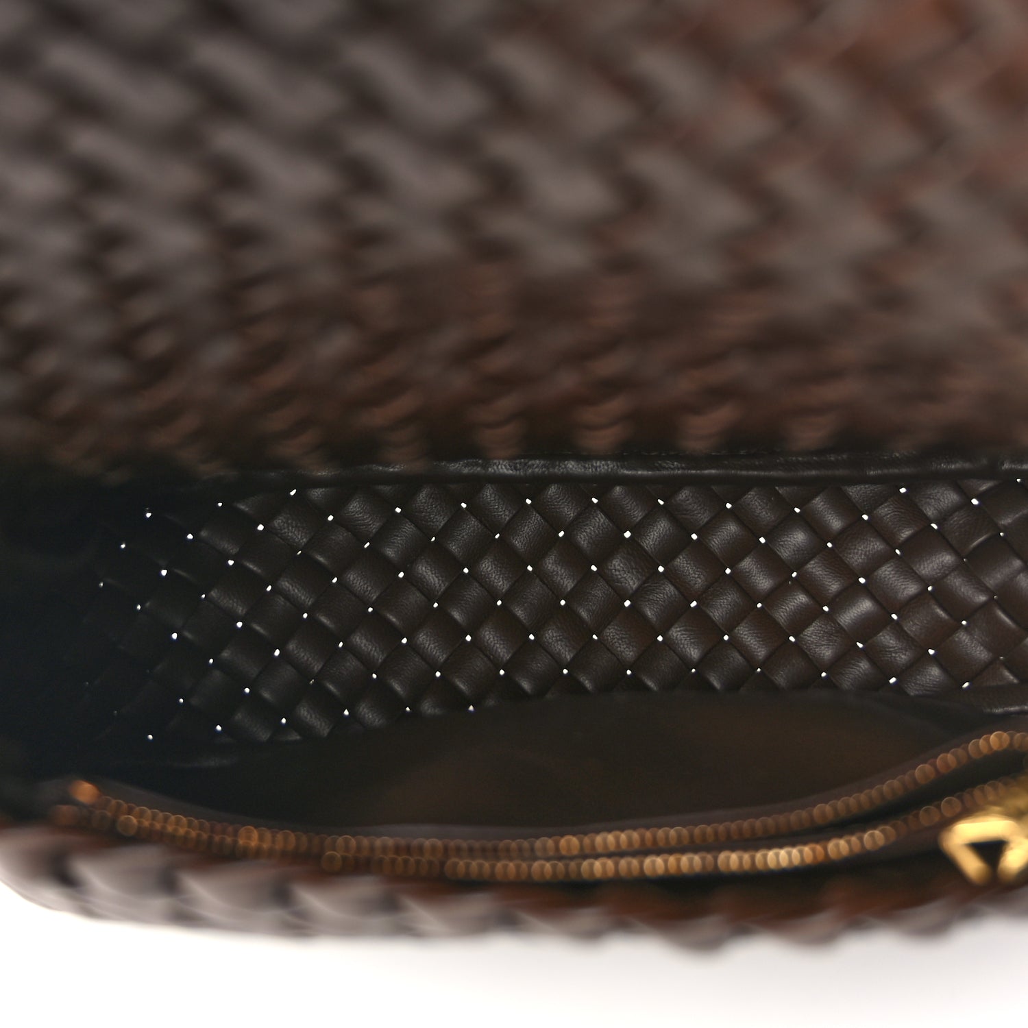Bottega Veneta Nappa Intreccicio Padded Small Cobble Shoulder Bag Light Brown