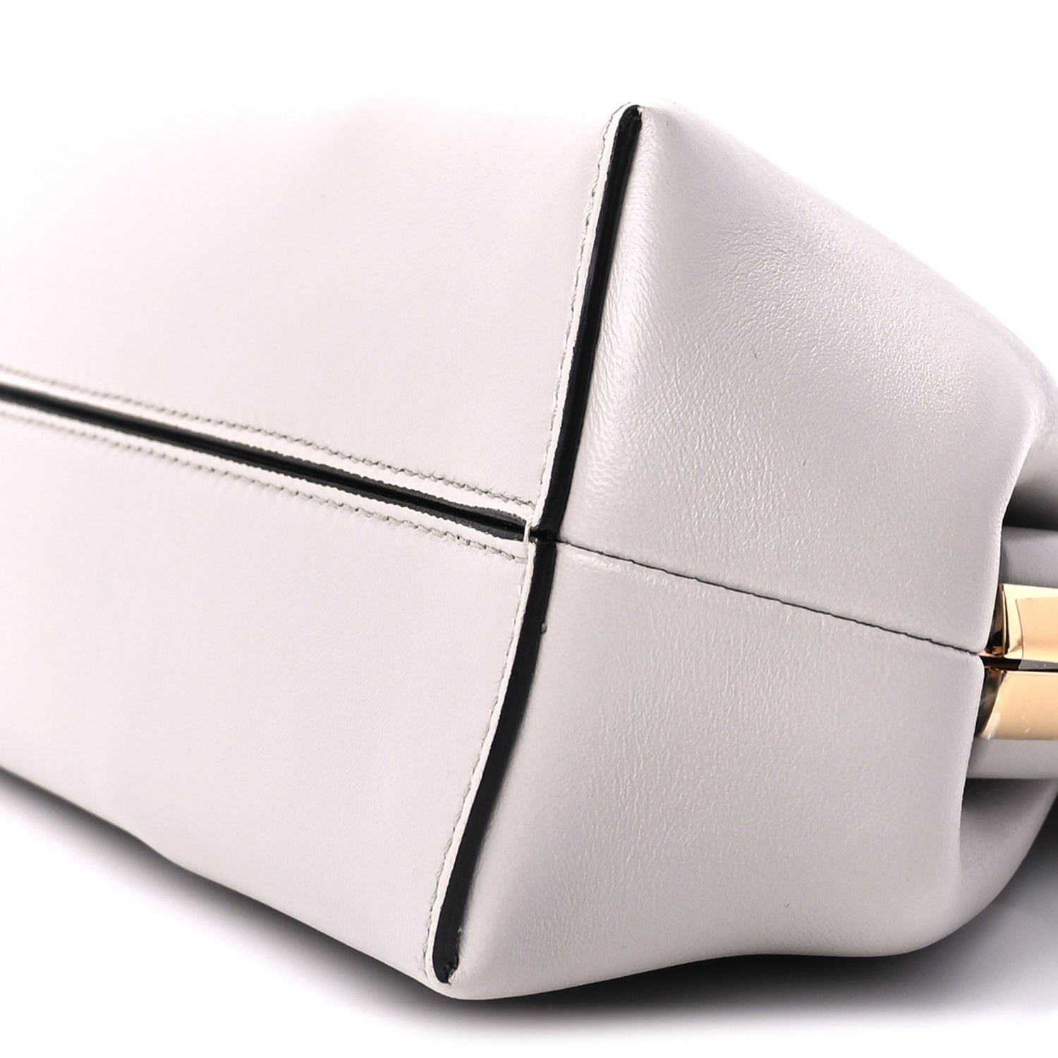 Fendi Shiny Nappa Small Fendi First  Ghiaia