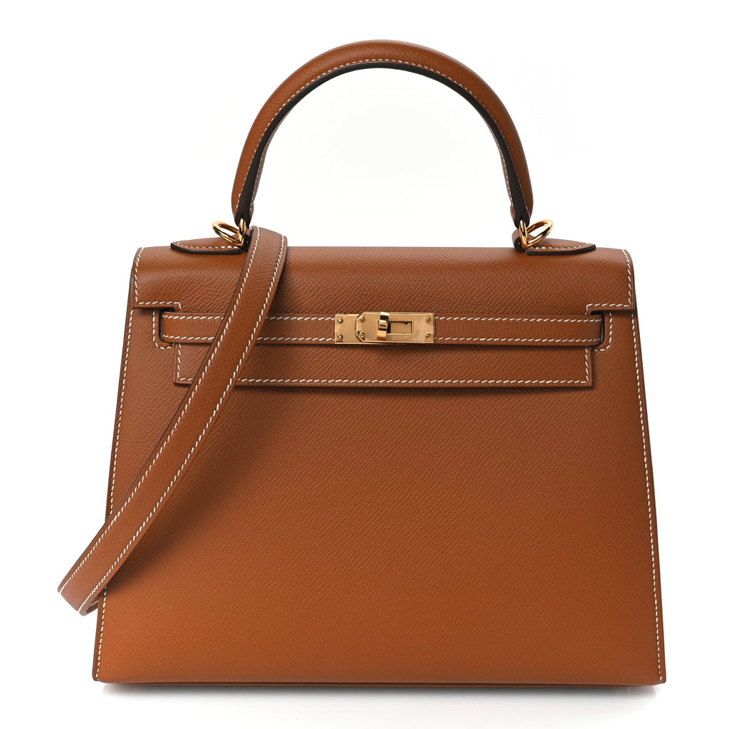 Hermes Epsom Kelly Sellier 25 Gold
