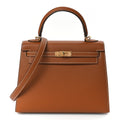 Hermes Epsom Kelly Sellier 25 Gold