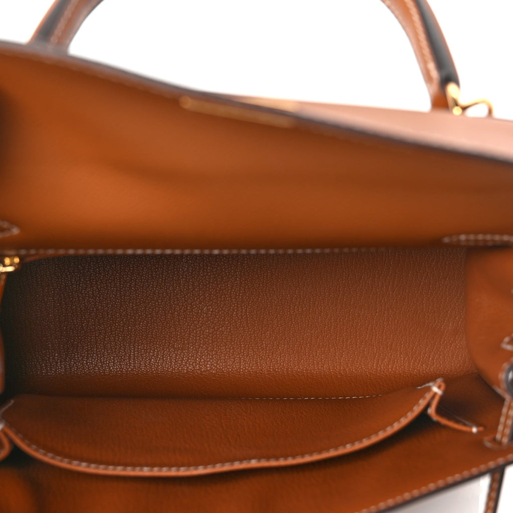 Hermes Epsom Kelly Sellier 25 Gold