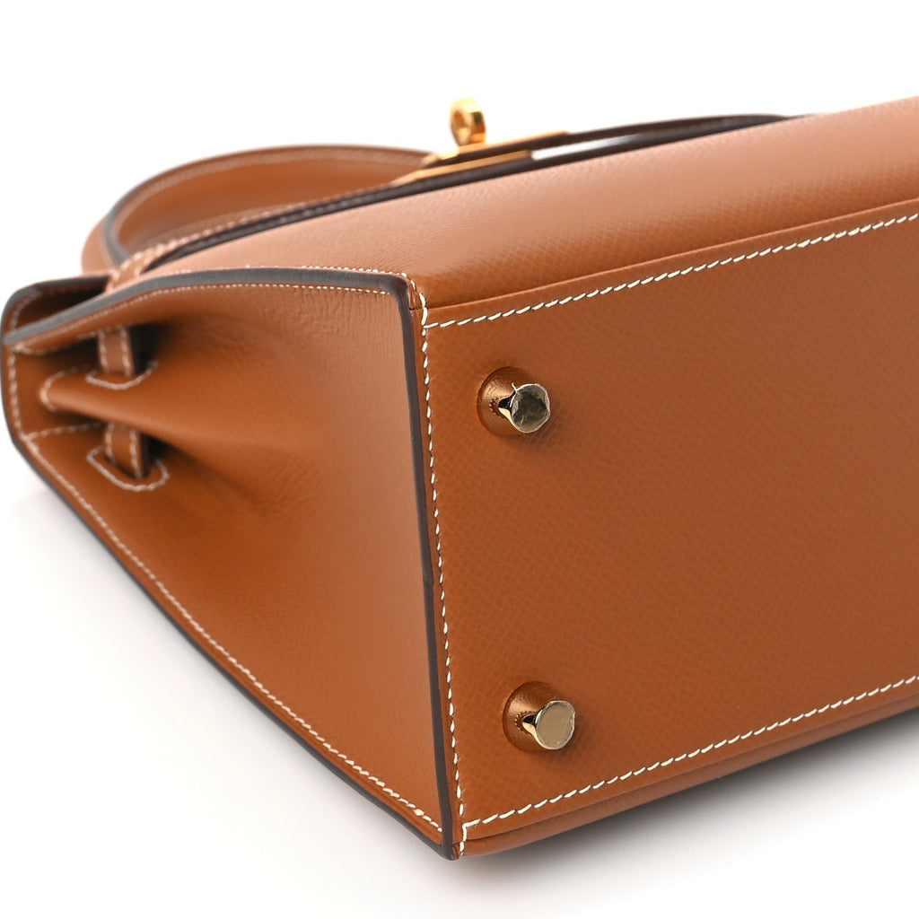 Hermes Epsom Kelly Sellier 25 Gold