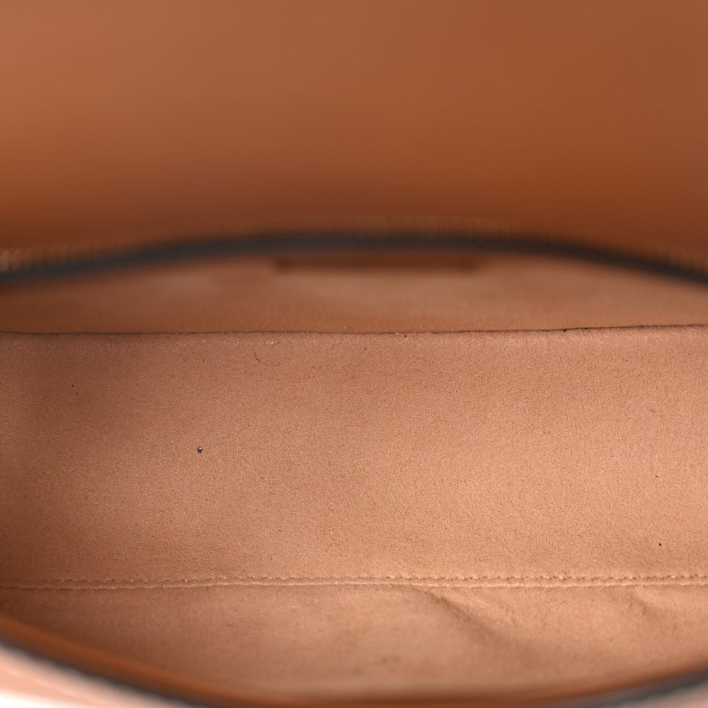 Gucci Canvas Medium Blondie Top Handle Bag Brown