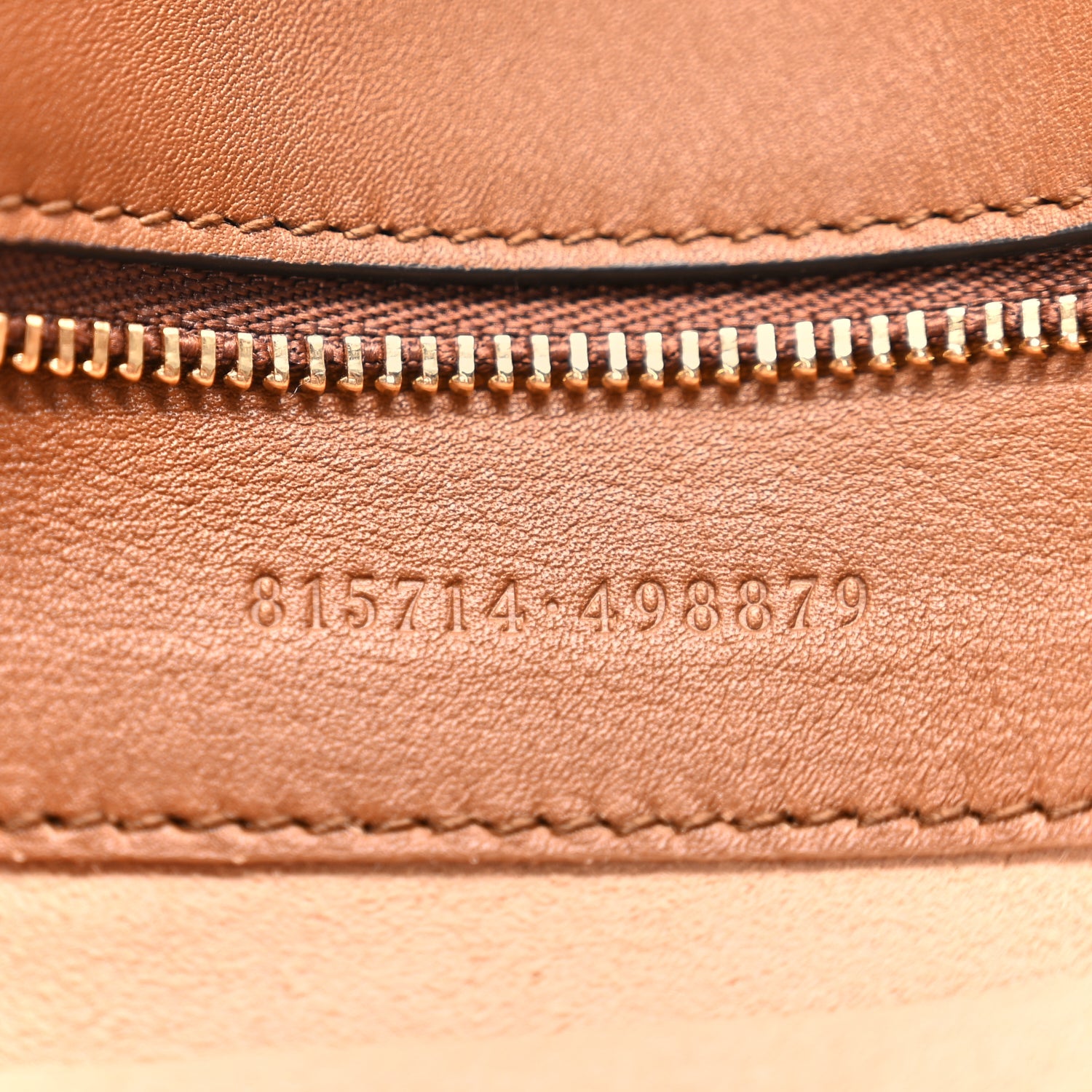 Gucci Canvas Medium Blondie Top Handle Bag Brown