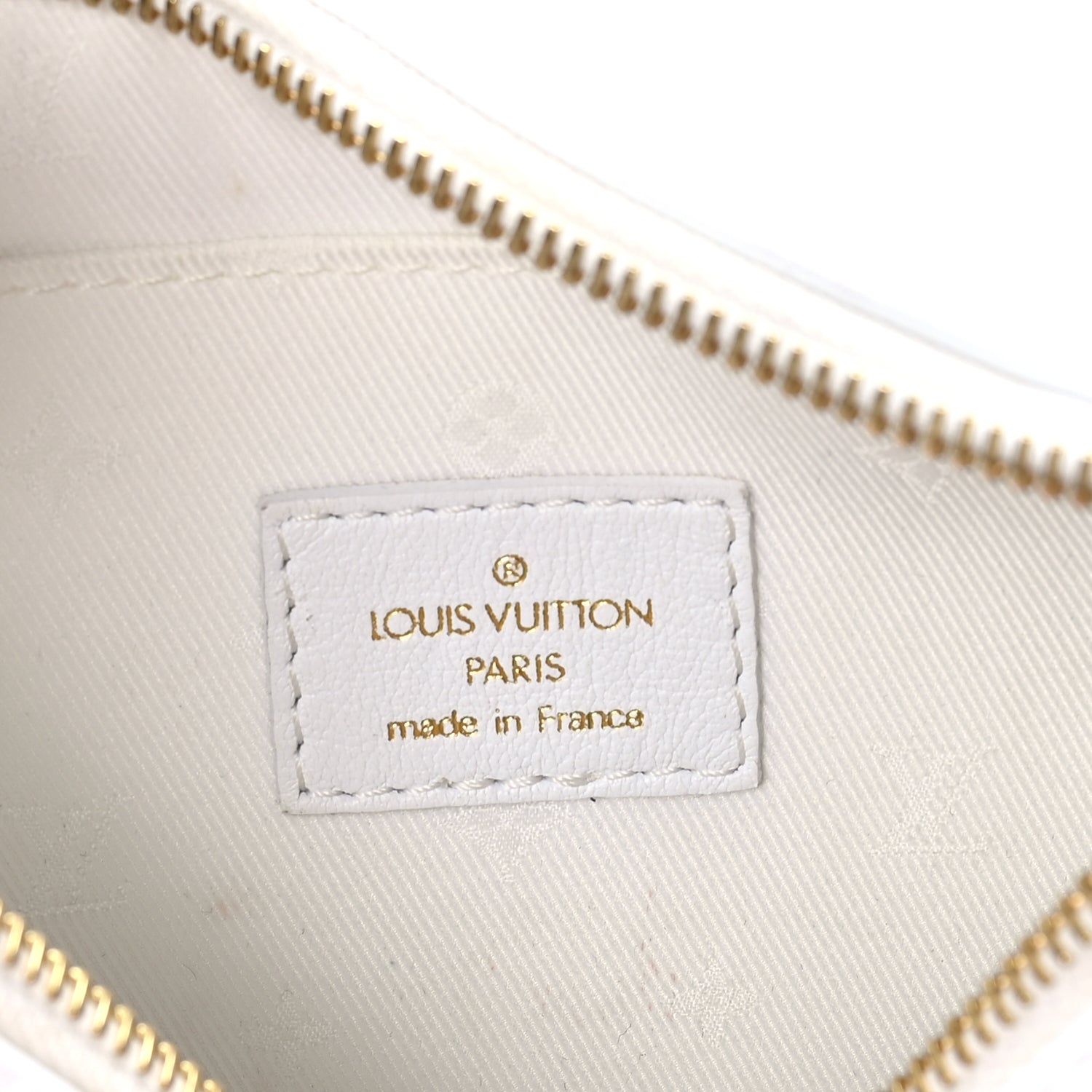 Louis Vuitton Calfskin Bubblegram Over The Moon White