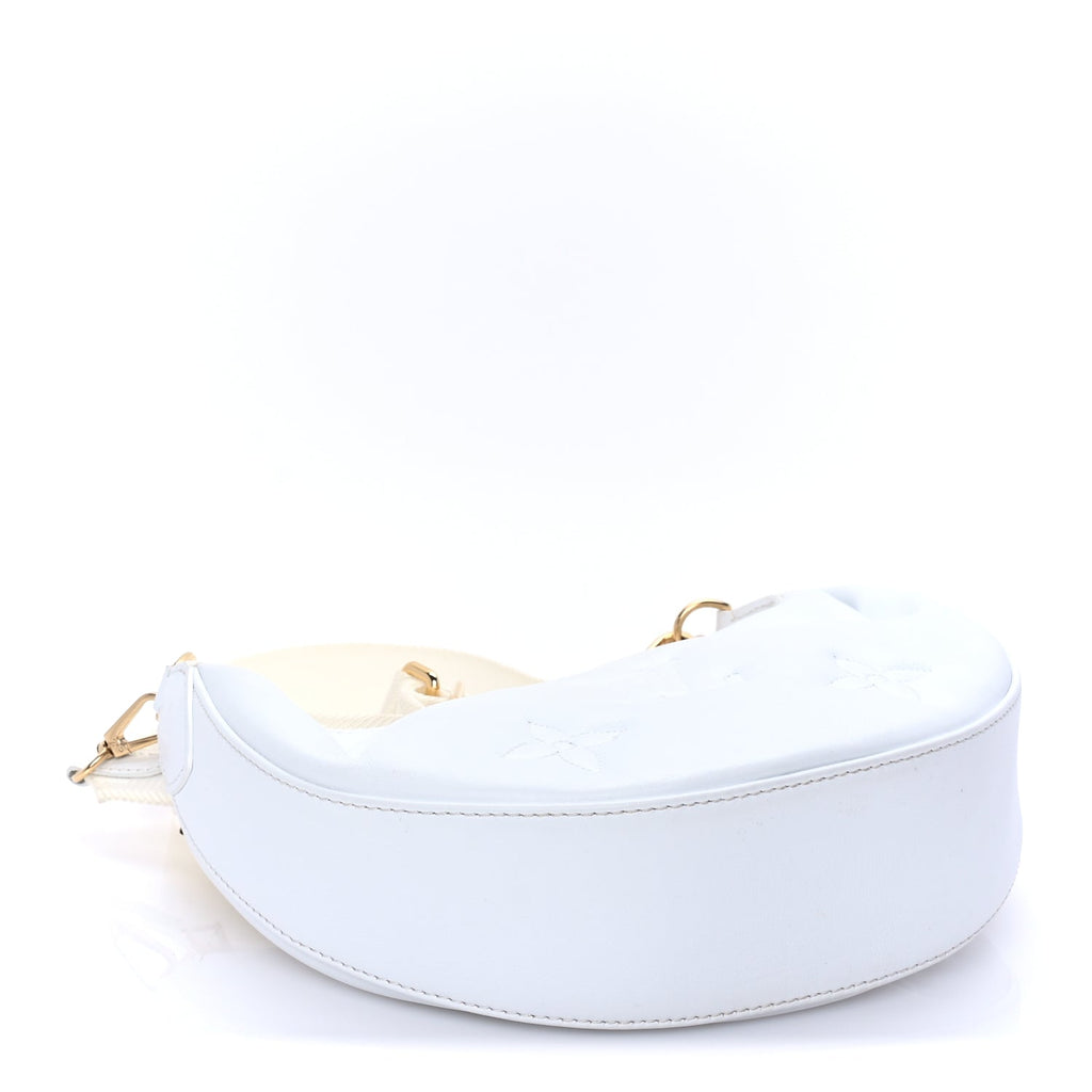 Louis Vuitton Calfskin Bubblegram Over The Moon White