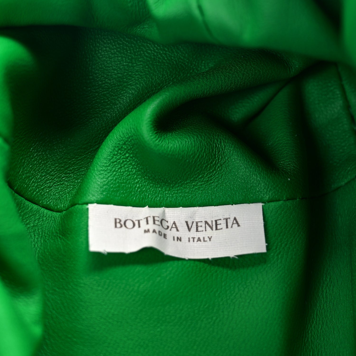 Bottega Veneta Metallic Nappa Intrecciato The Mini Pouch Parakeet