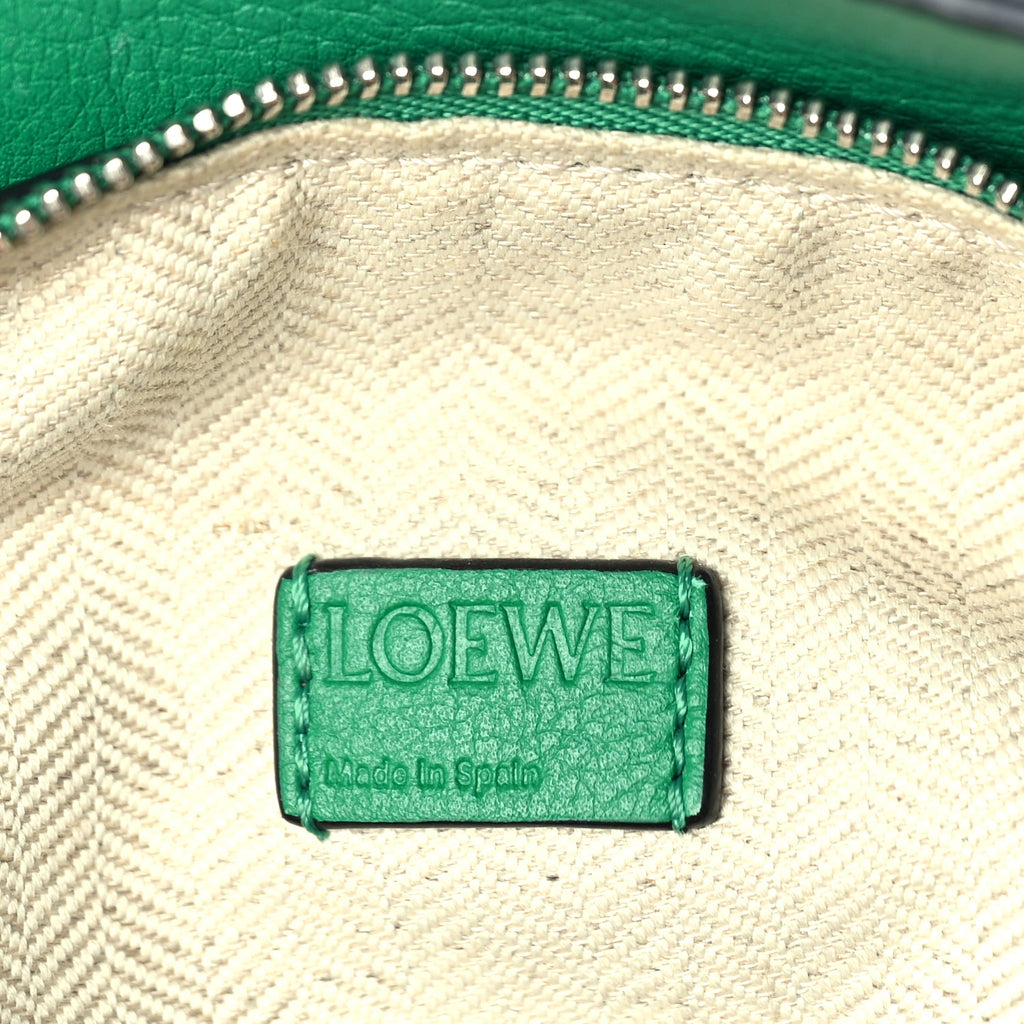 Loewe Calfskin Mini Puzzle Bag Jungle Green