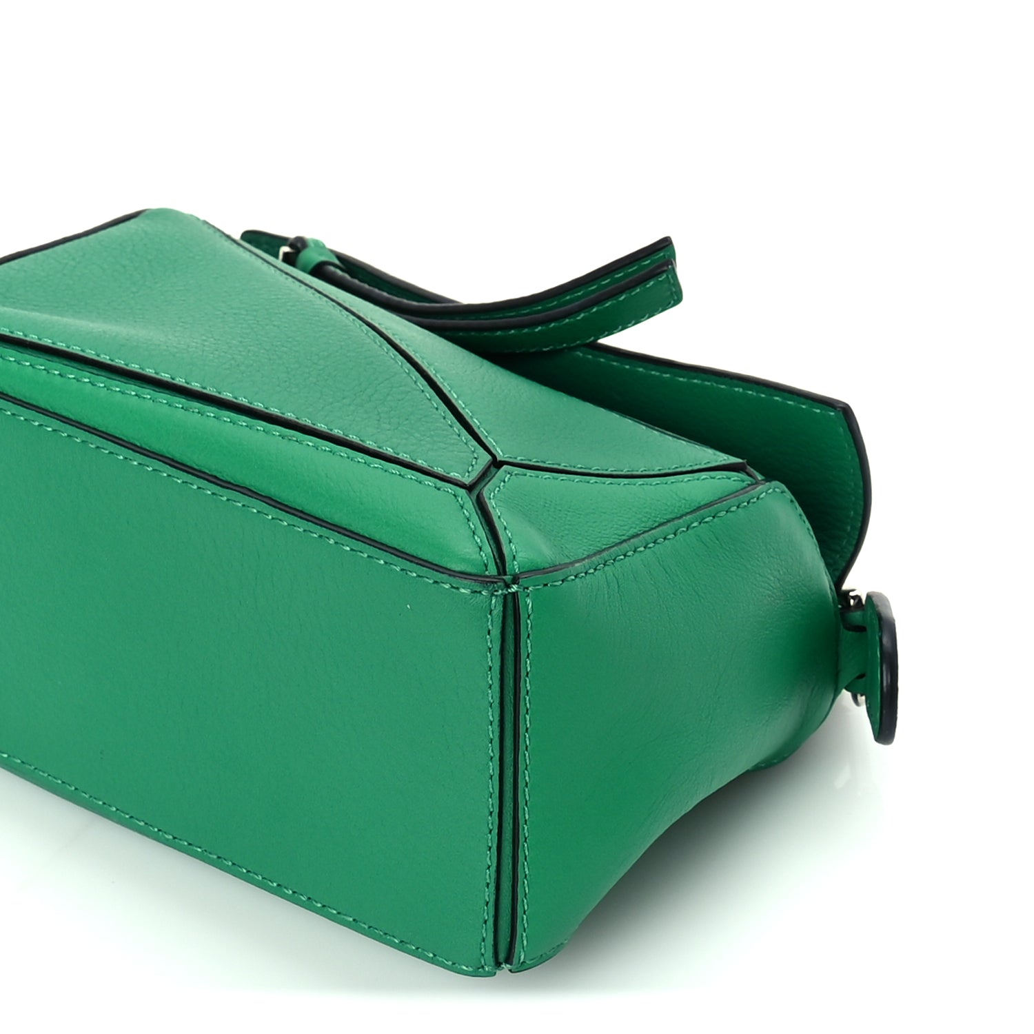 Loewe Calfskin Mini Puzzle Bag Jungle Green