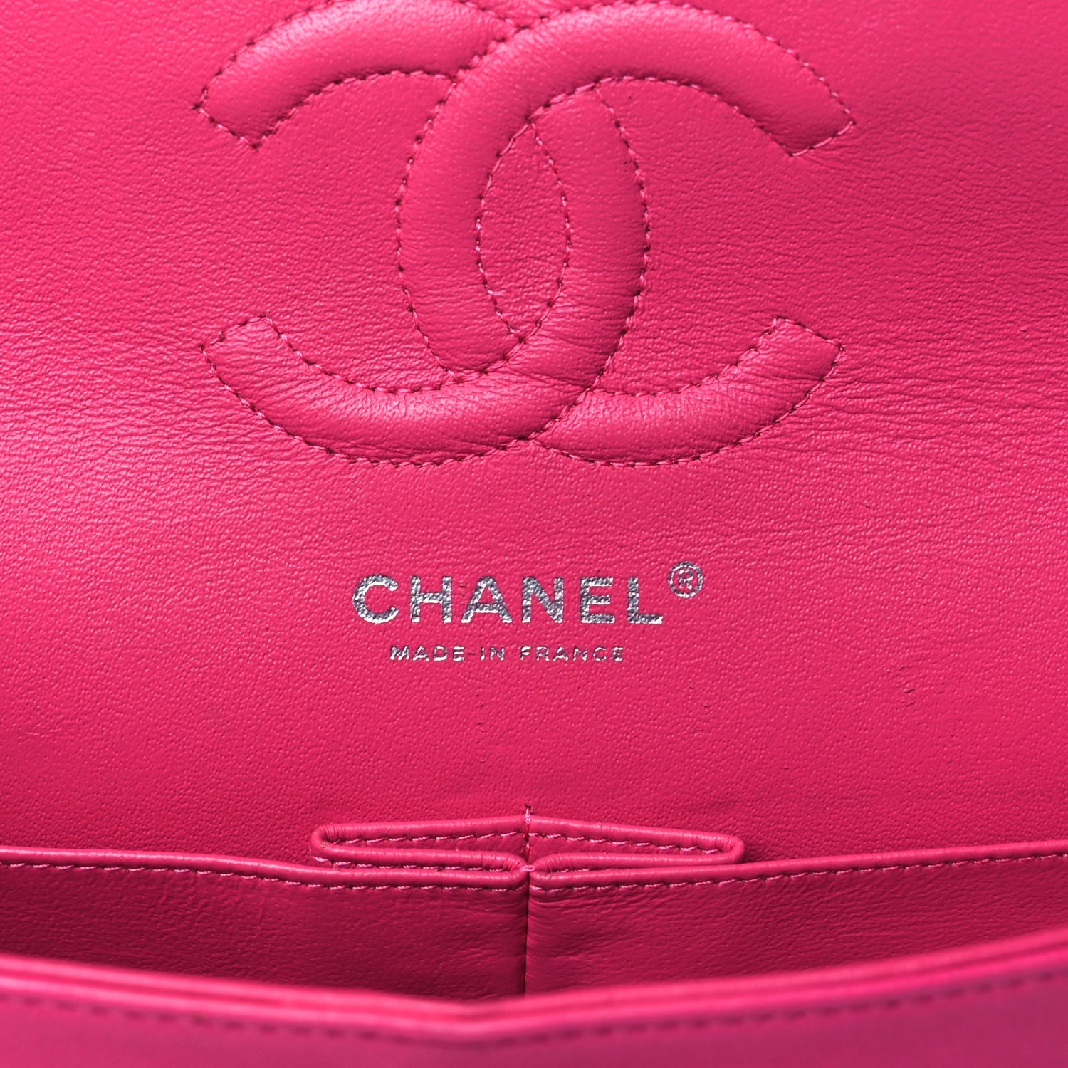 Chanel Patent Quilted Medium Double Flap Pink
