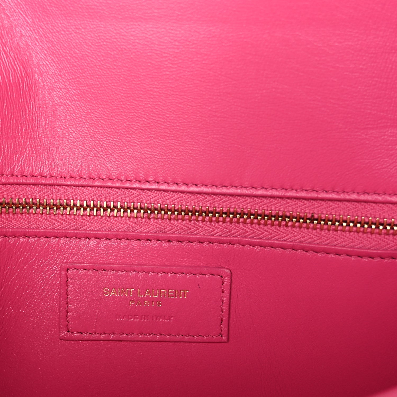Saint Laurent Smooth Calfskin Le Carre Shoulder Bag  Pink