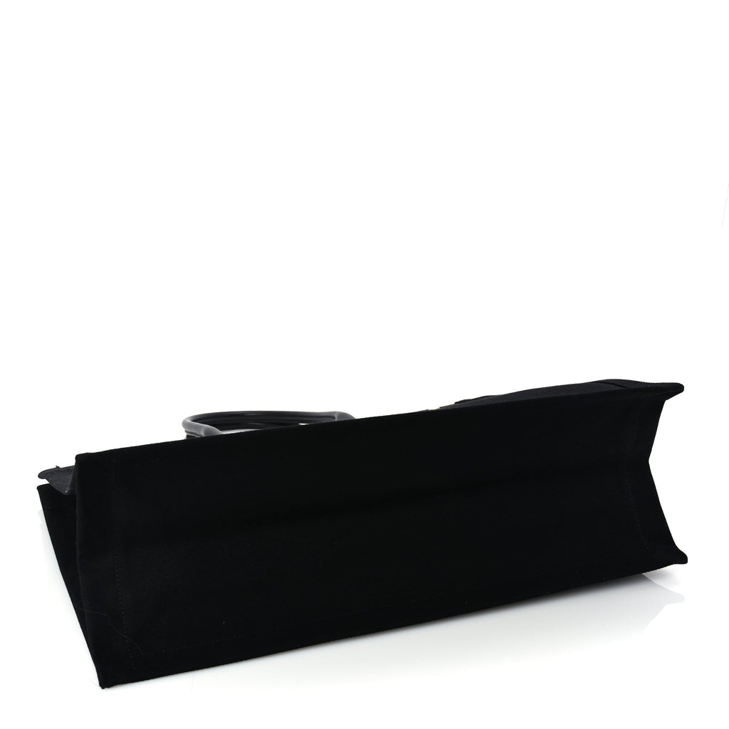 Saint Laurent Linen Calfskin Rive Gauche Tote