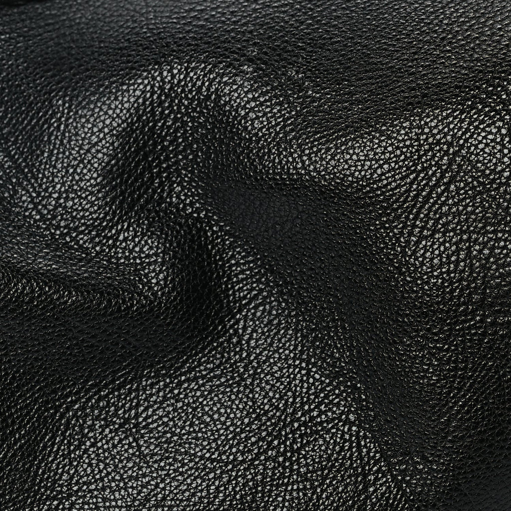 Chloe Grained Calfskin Large Bracelet Hobo Bag Black