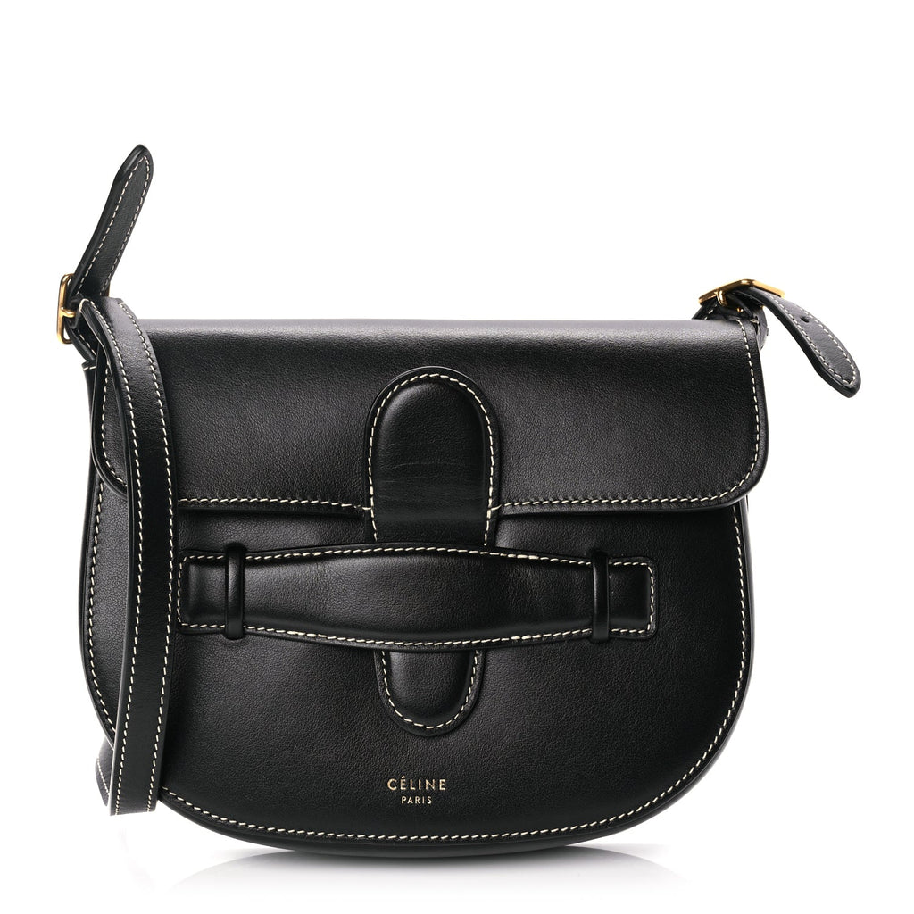 Celine  Smooth Calfskin Mini Symmetrical Bag Black