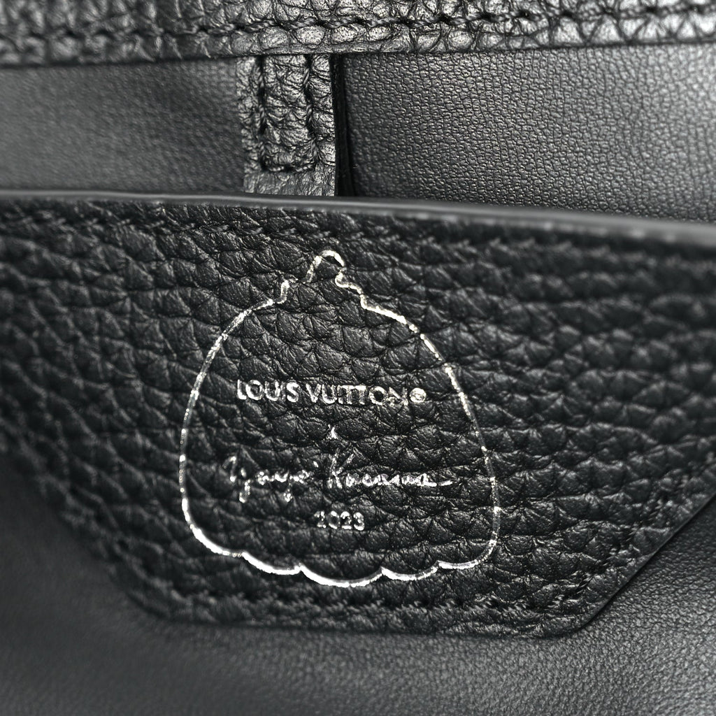 Louis Vuitton LV X YK Taurillon Capucines MM Black