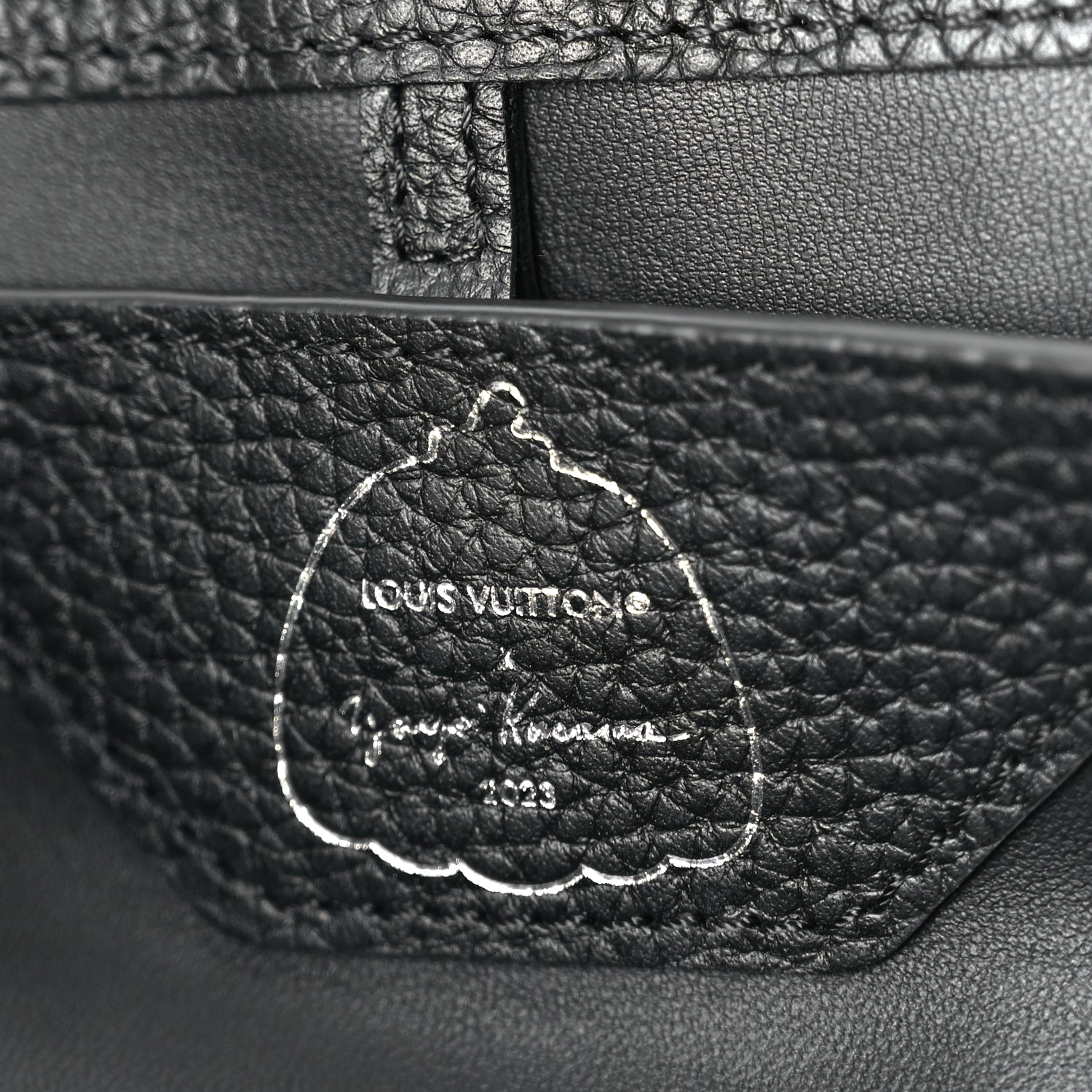 Louis Vuitton LV X YK Taurillon Capucines MM Black