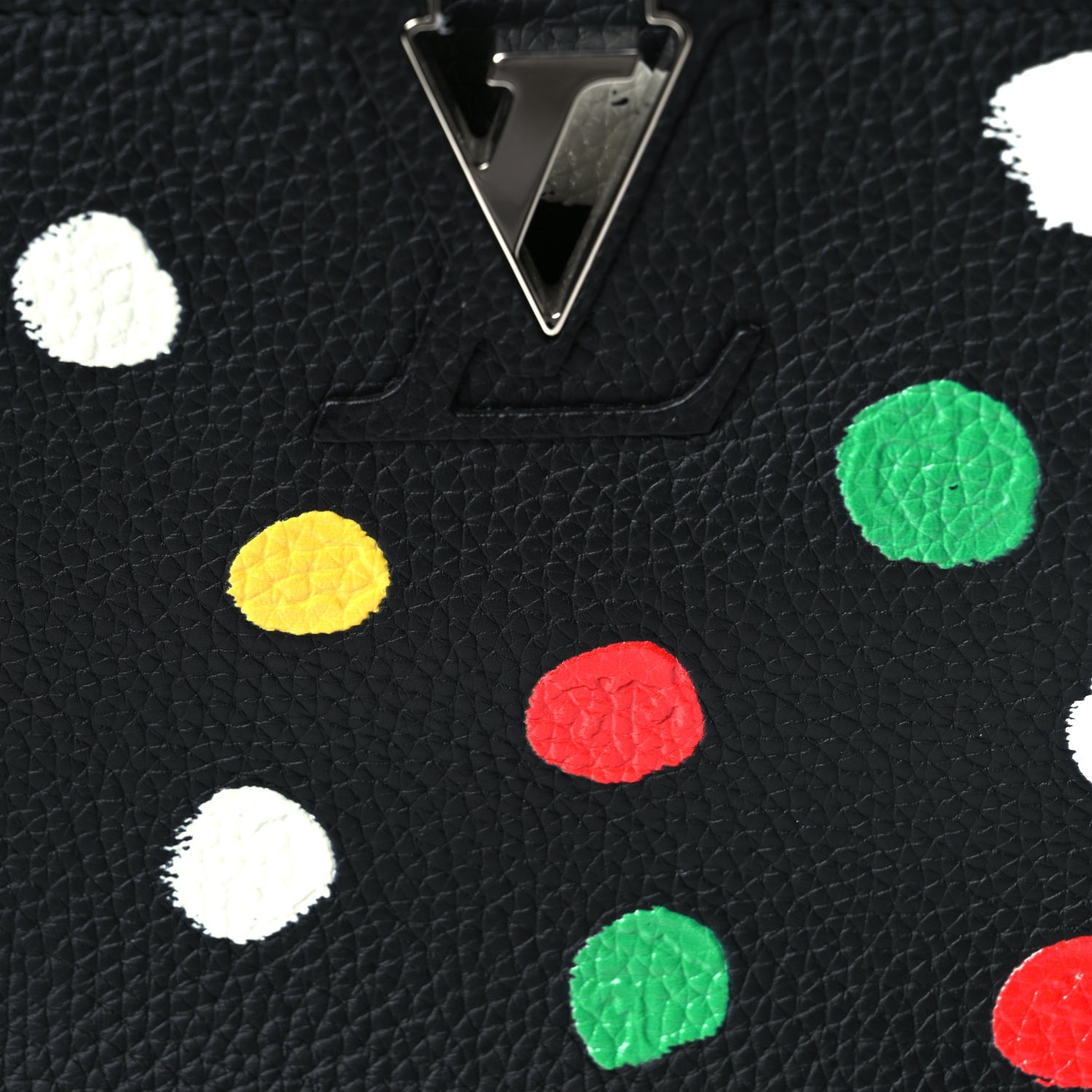 Louis Vuitton LV X YK Taurillon Capucines MM Black