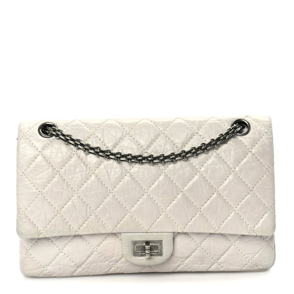 Chanel Aged Calfskin 2.55 Reissue 226 Flap  Ivory