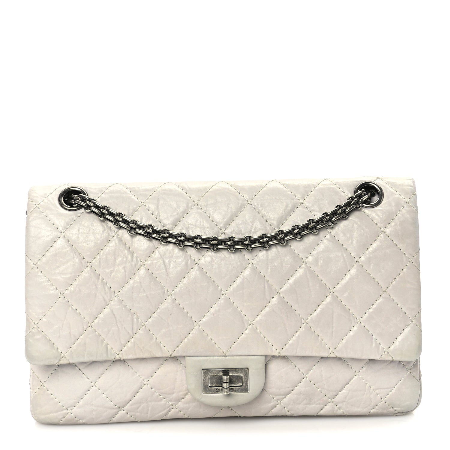 Chanel Aged Calfskin 2.55 Reissue 226 Flap  Ivory