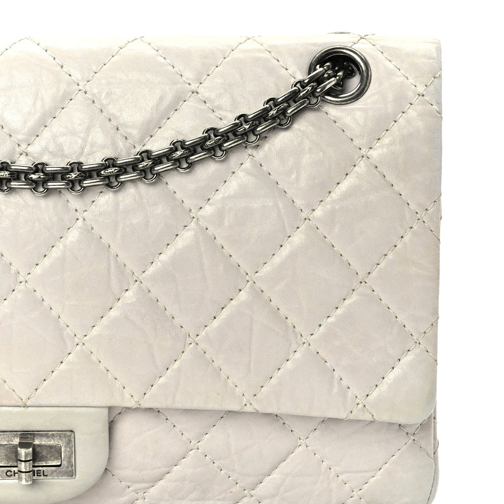 Chanel Aged Calfskin 2.55 Reissue 226 Flap  Ivory