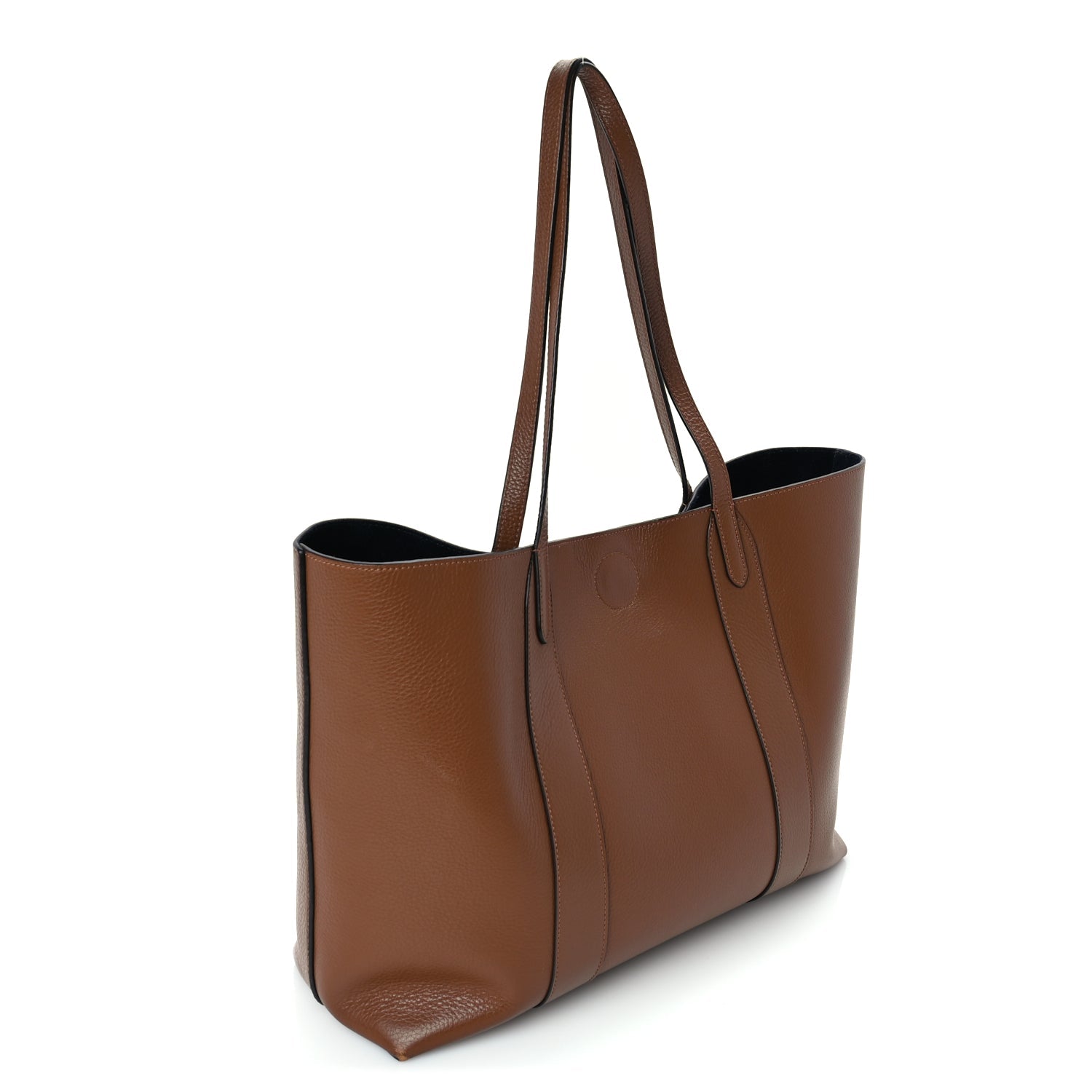 Mulberry Small Classic Grain Bayswater Tote Oak Oxford Blue