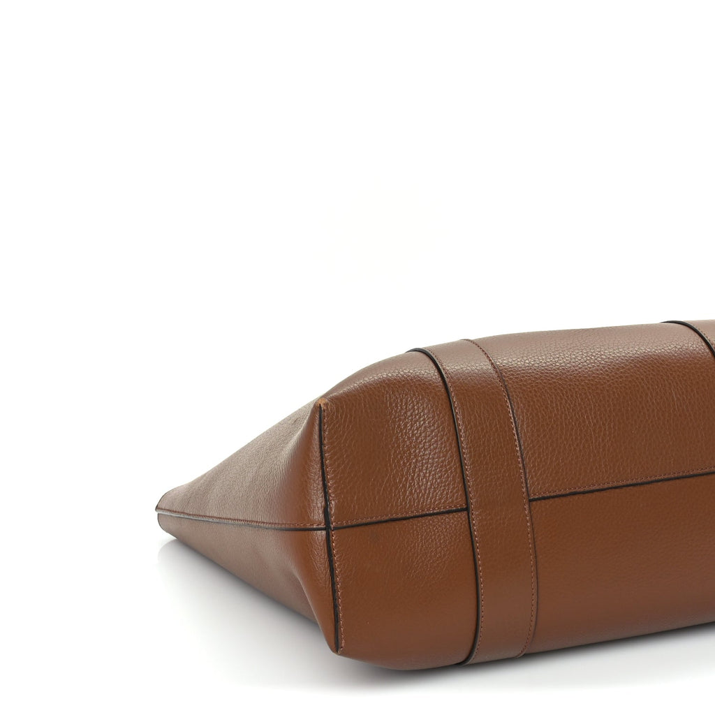 Mulberry Small Classic Grain Bayswater Tote Oak Oxford Blue