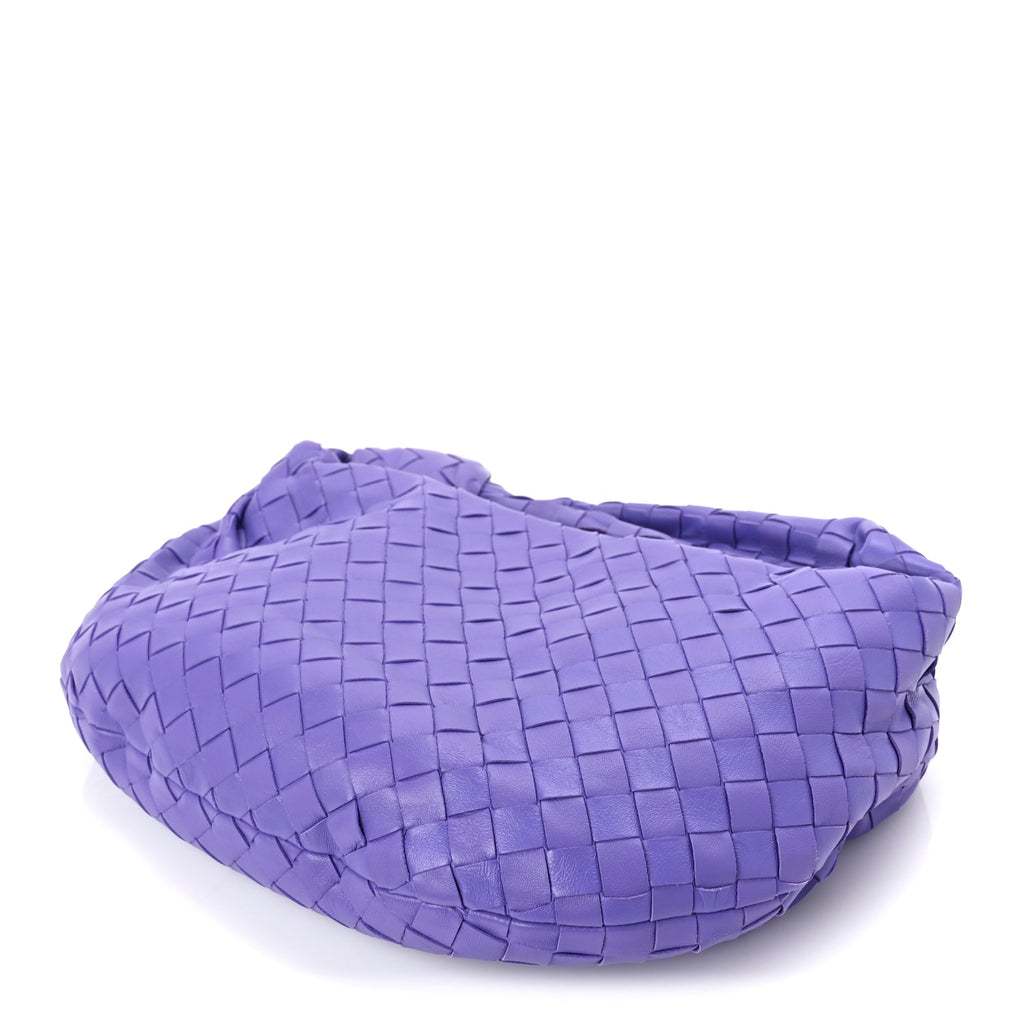 Bottega Veneta Nappa Intrecciato Teen Jodie Hobo Purple