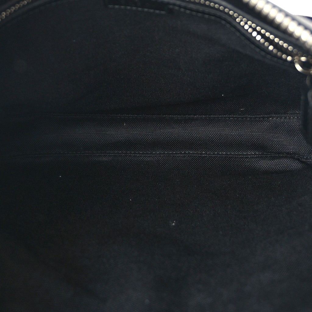 Gucci GG Supreme Monogram Web Messenger Bag  Black/Grey