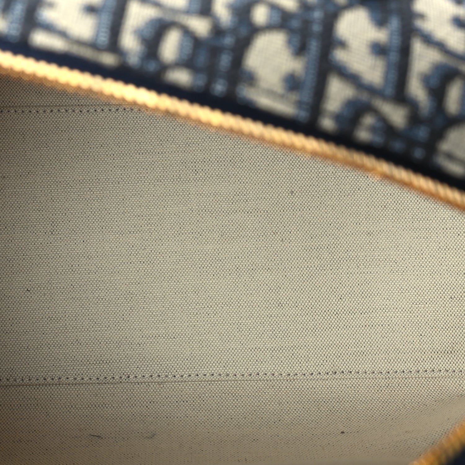 Christian Dior Oblique Calfskin Groove 25 Bag Blue
