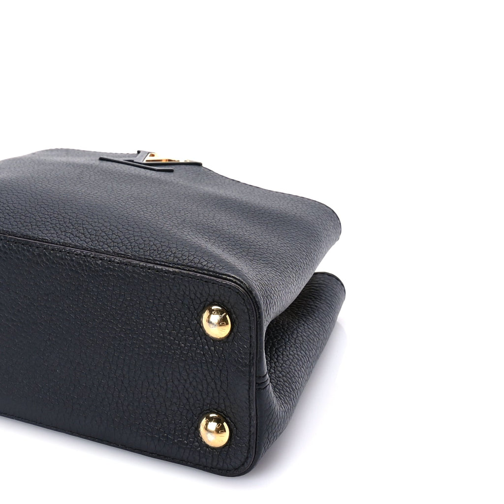 Louis Vuitton Taurillon Capucines BB  Black